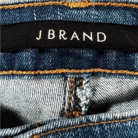 J BRAND Jeans Womens Size 27 Dark Wash 811 Skinny Reflective Side Stripes $248 - Picture 6 of 11